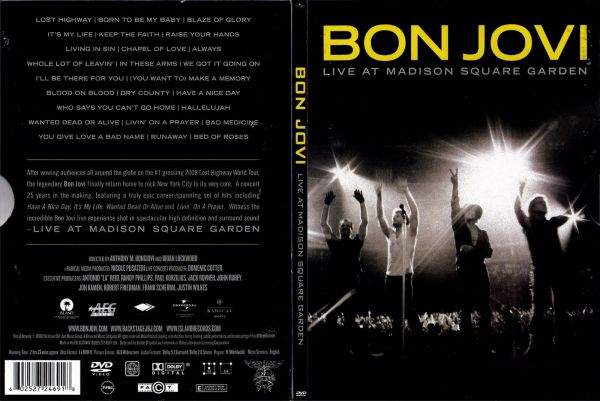 Bon Jovi Live At Madison Square Garden 2009
